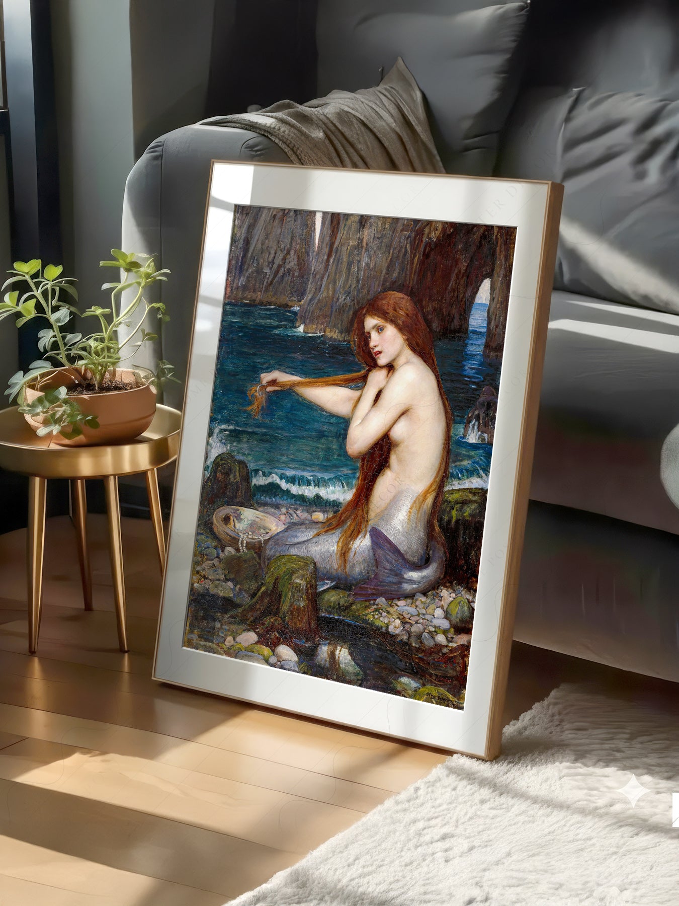 John William Waterhouse A Mermaid Art Print – Pre-Raphaelite Wall Art