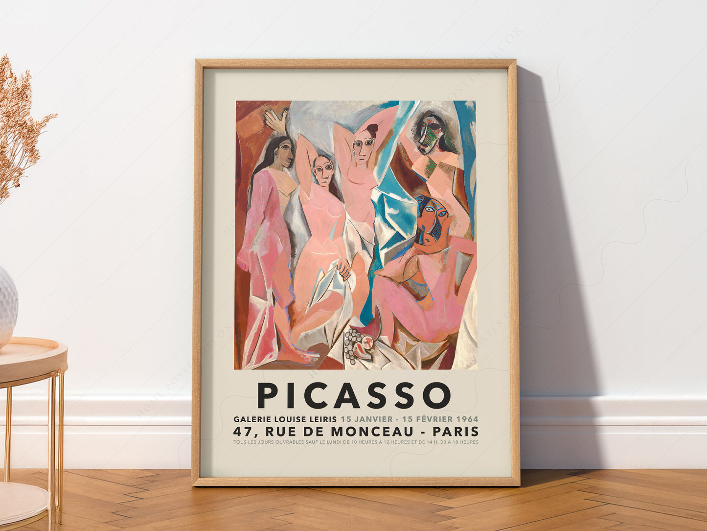 Pablo Picasso,  Les Demoiselles d'Avignon 1907, Cubist movement art