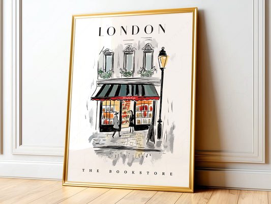City Bookstore Art - London