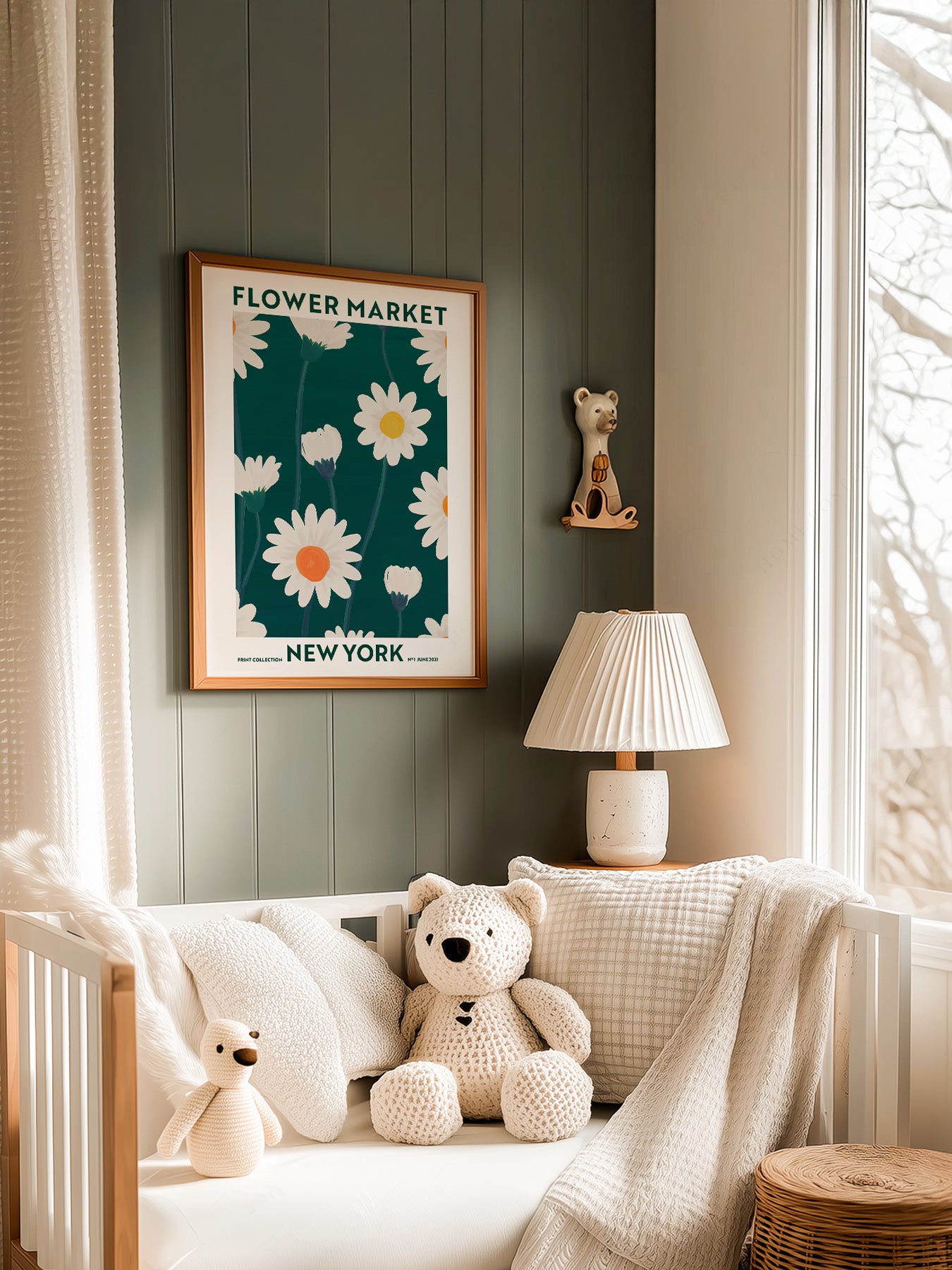 Flower Market New York in a light-filled Japandi-inspired living space