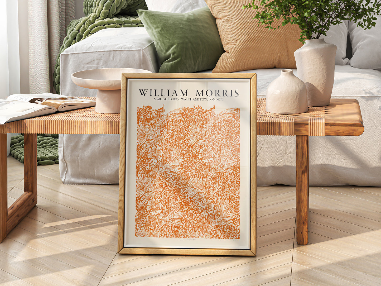 William Morris, Orange Marigold< Fine Art Print