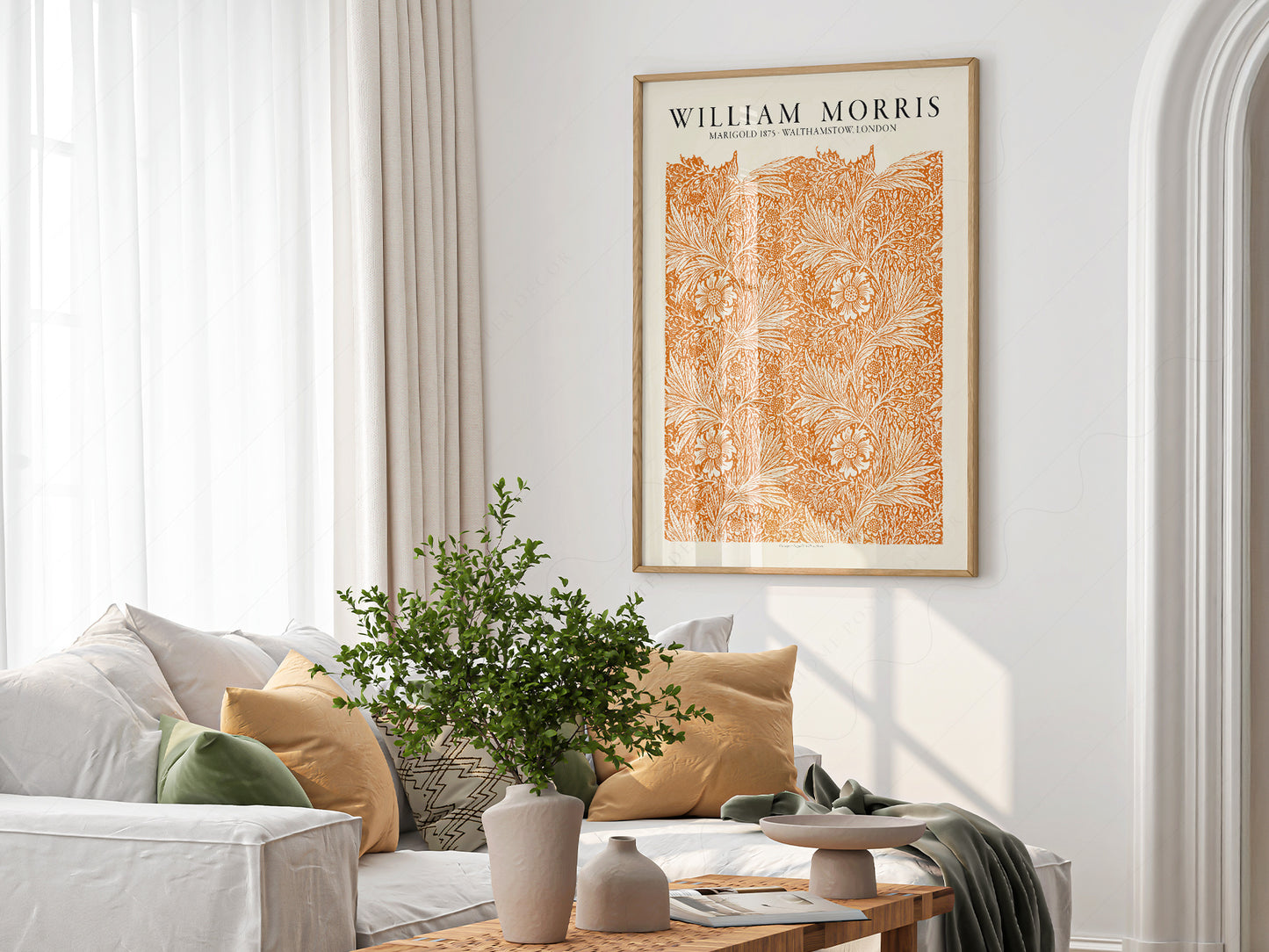 William Morris, Orange Marigold< Fine Art Print
