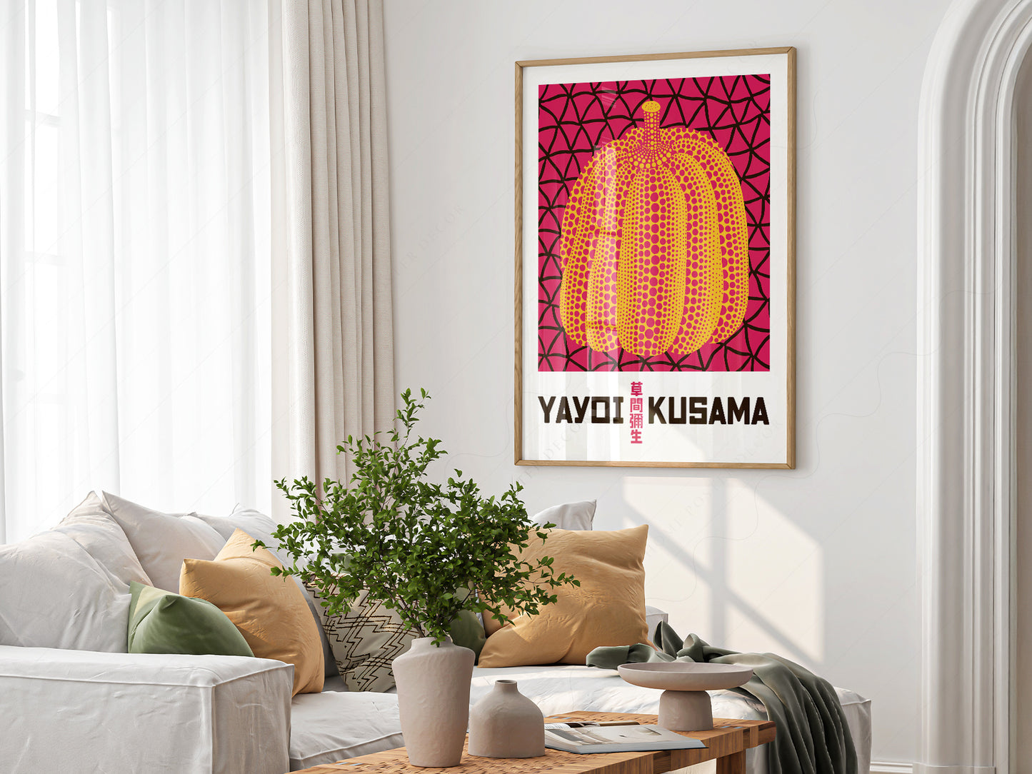 Yayoi Kusama Print, Pumpkin Art