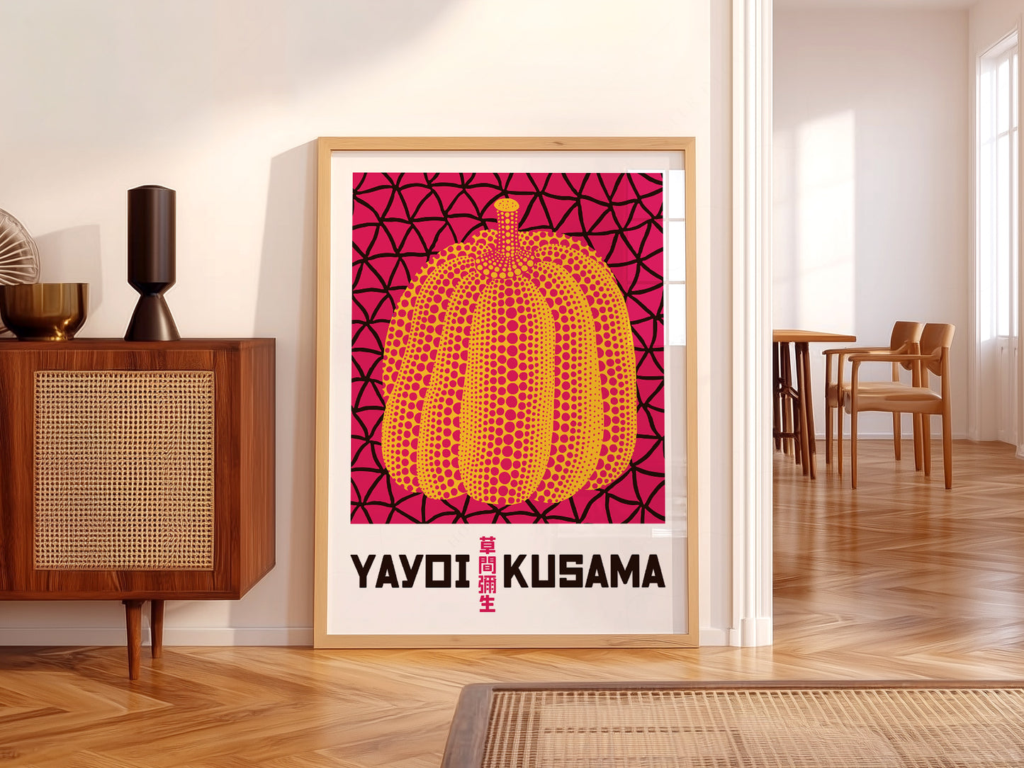 Yayoi Kusama Print, Pumpkin Art