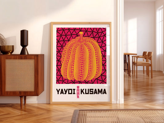 Yayoi Kusama Print, Pumpkin Art
