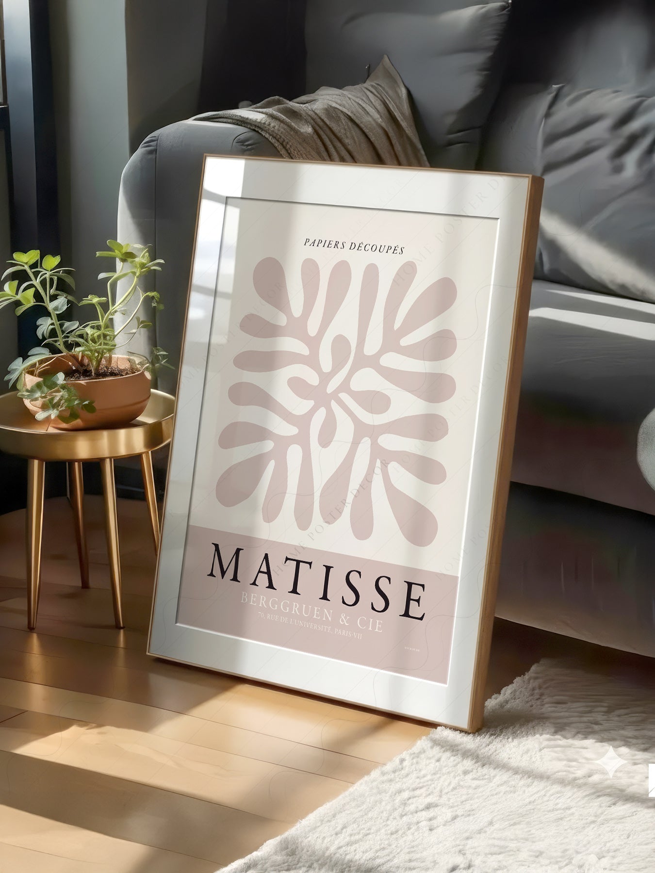 Henri Matisse Papiers Découpés Art Print – Neutral Cut-Outs Poster
