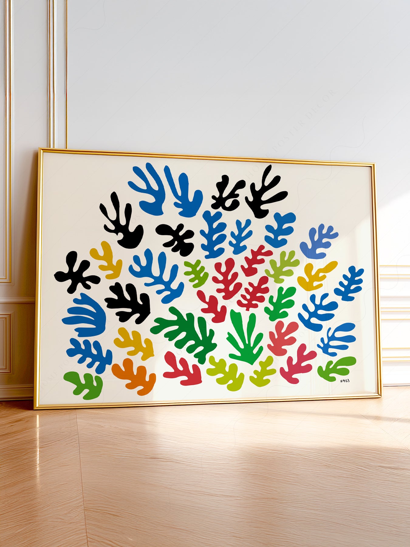 Henri Matisse La Gerbe Cut-Outs Art Print – Colorful Modern Wall Poster