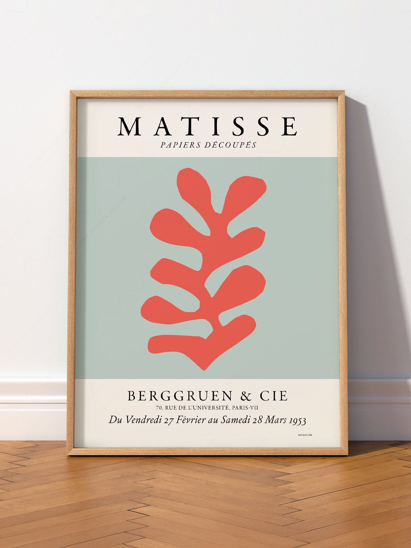 Henri Matisse Papiers Découpés Exhibition Poster – Modern Cut-Out Art Print
