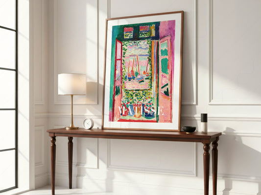 Henri Matisse Print, The Open Window, Wall art print