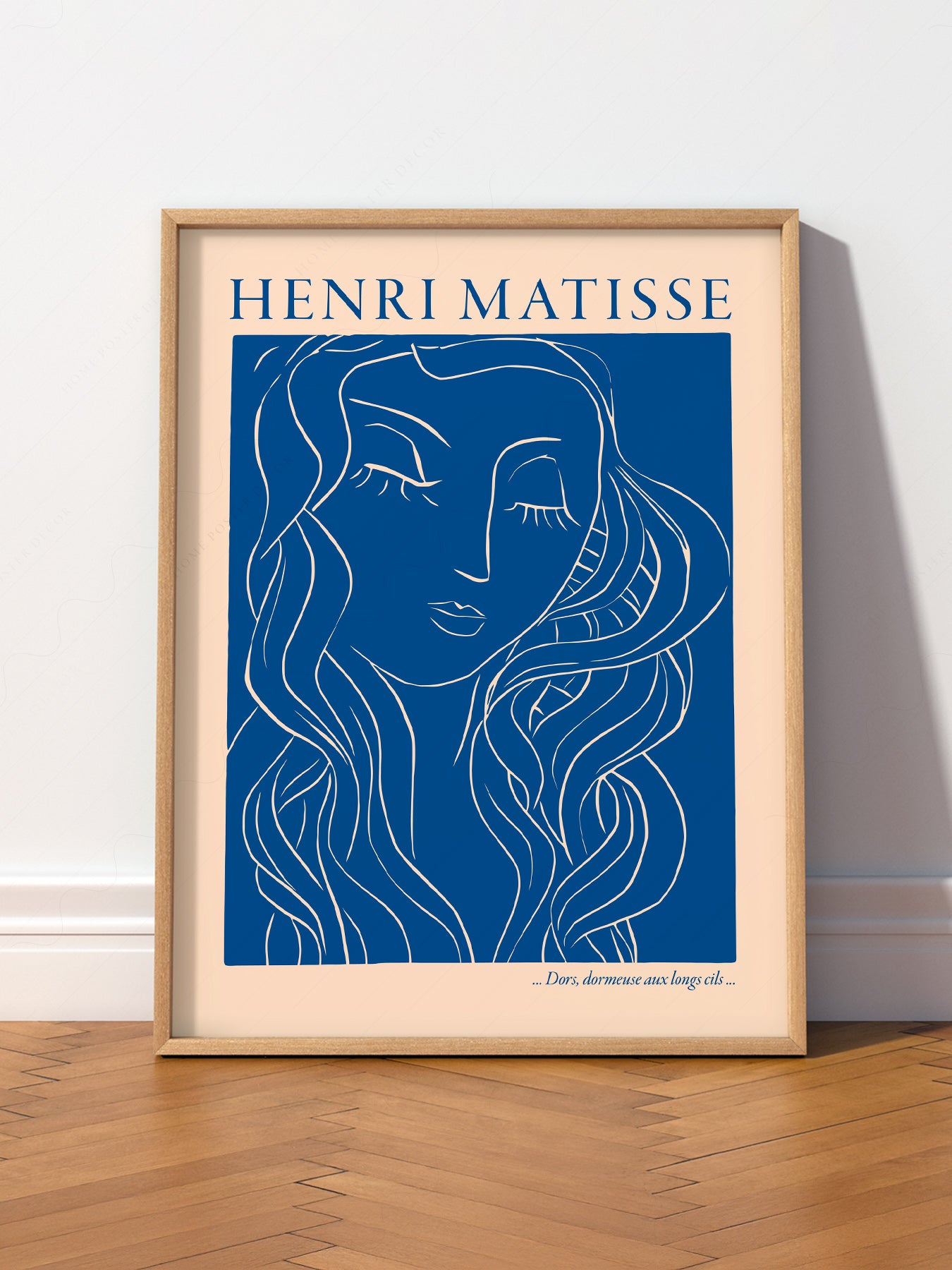 Henri Matisse Dors Dormeuse aux Longs Cils Art Print – Blue Line Art