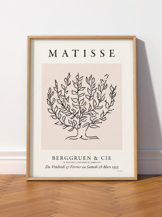 Henri Matisse, Tree drawing, Fine Art Print