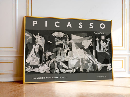 Pablo Picasso, Guernica 1937, Exhibition Poster