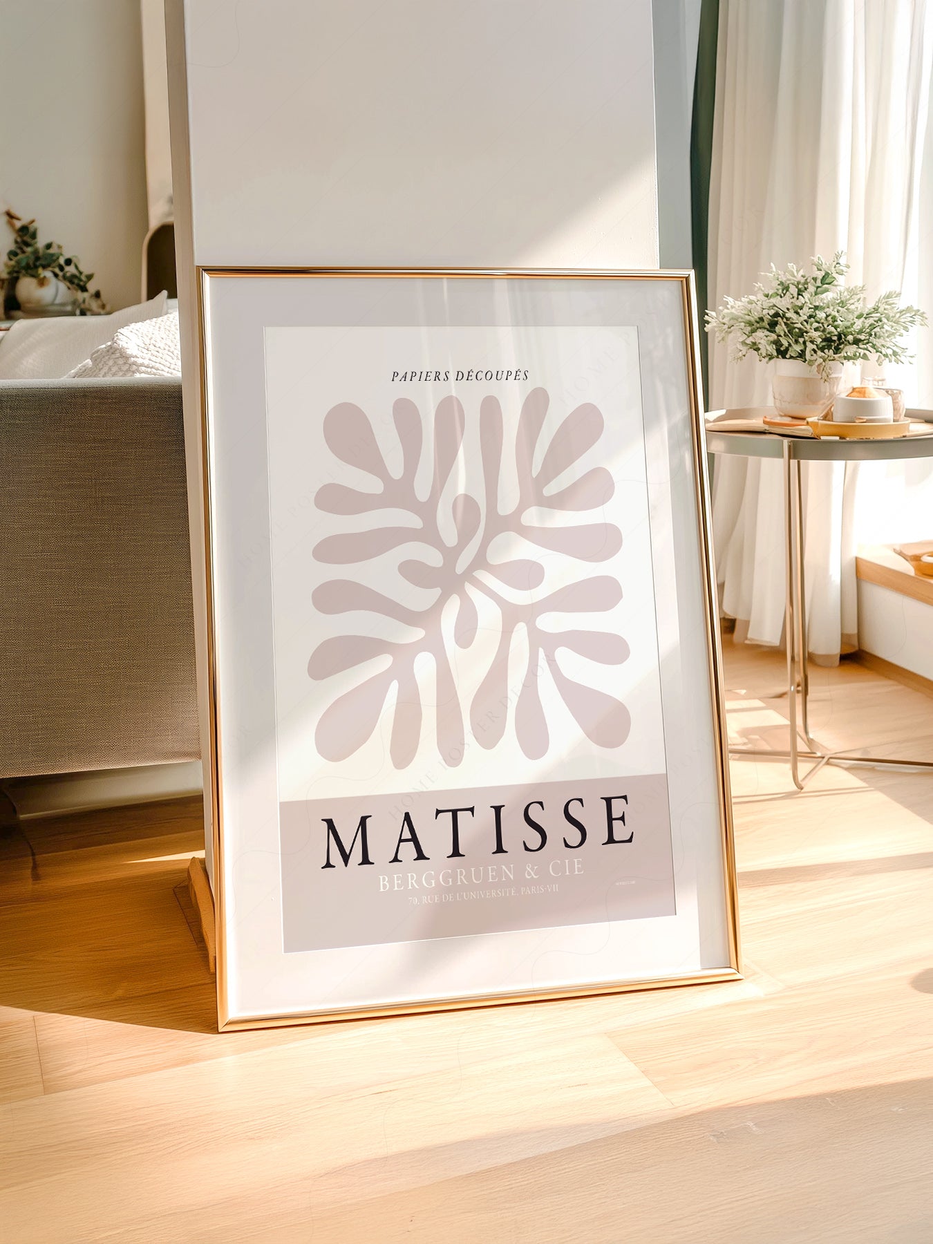 Henri Matisse Papiers Découpés Art Print – Neutral Cut-Outs Poster