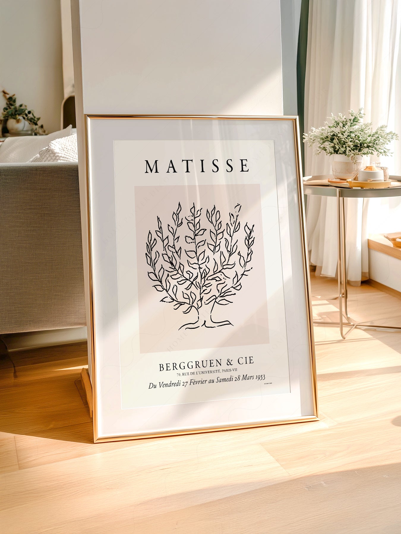 Henri Matisse, Tree drawing, Fine Art Print