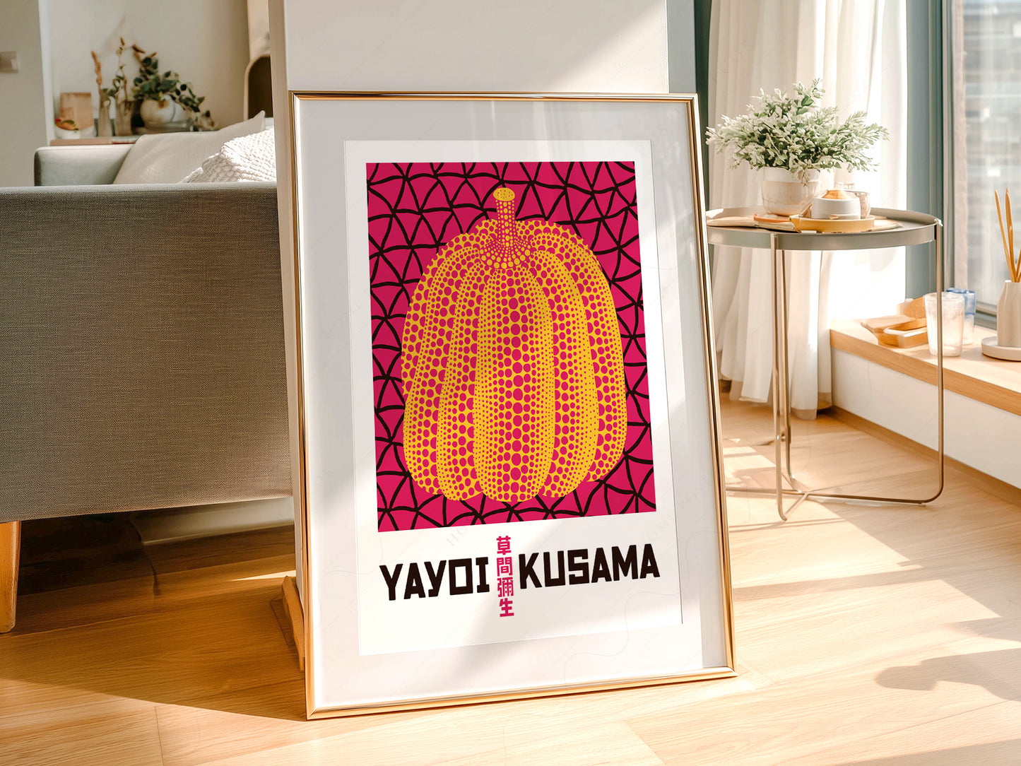 Yayoi Kusama Print, Pumpkin Art