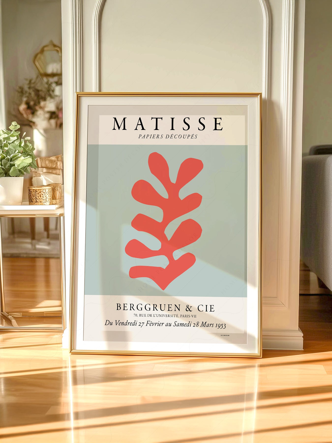 Henri Matisse Papiers Découpés Exhibition Poster – Modern Cut-Out Art Print