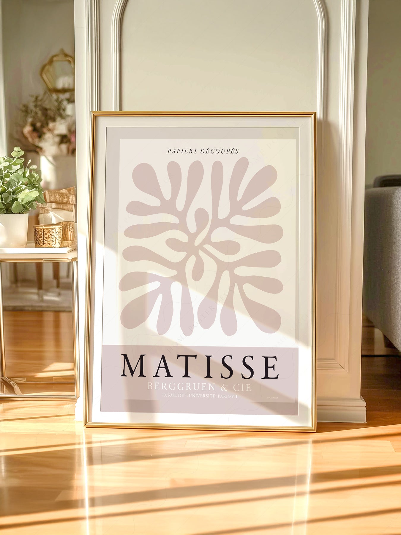 Henri Matisse Papiers Découpés Art Print – Neutral Cut-Outs Poster