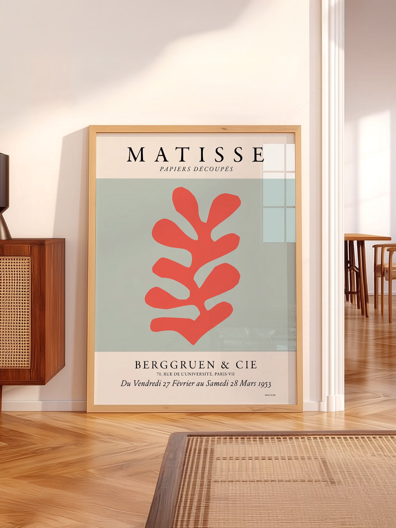 Henri Matisse Papiers Découpés Exhibition Poster – Modern Cut-Out Art Print