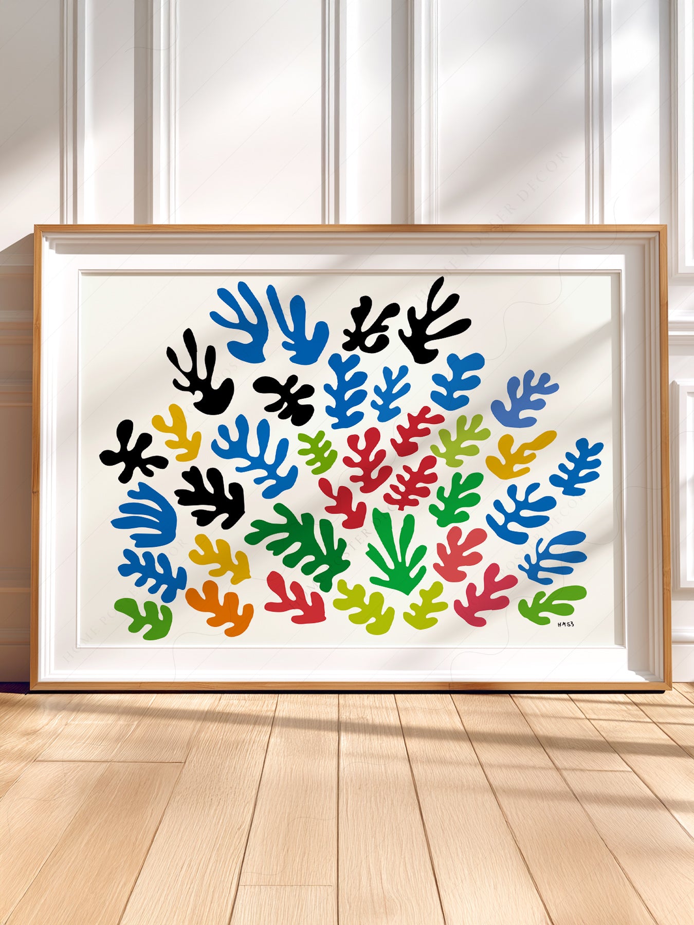 Henri Matisse La Gerbe Cut-Outs Art Print – Colorful Modern Wall Poster