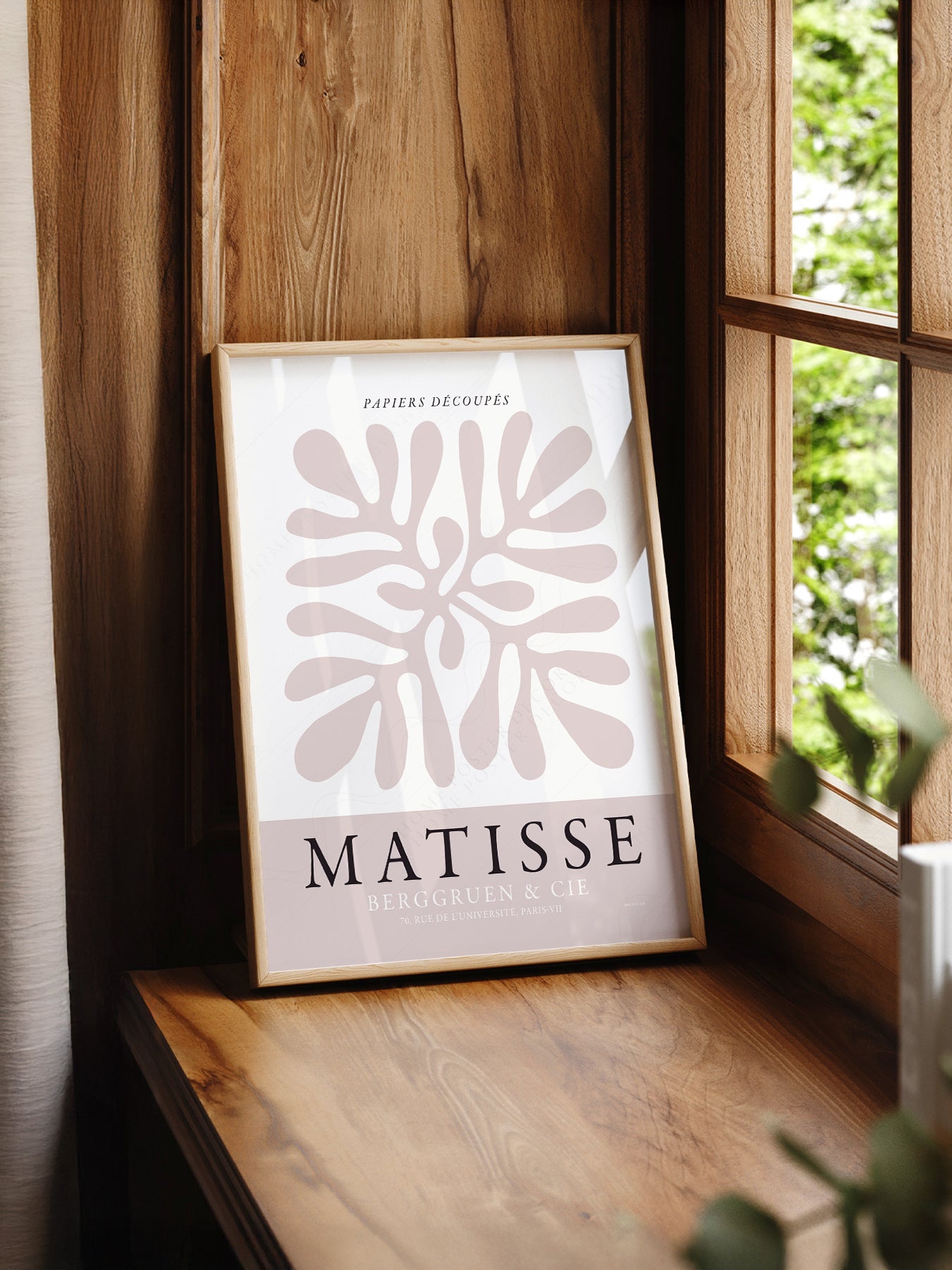 Henri Matisse Papiers Découpés Art Print – Neutral Cut-Outs Poster