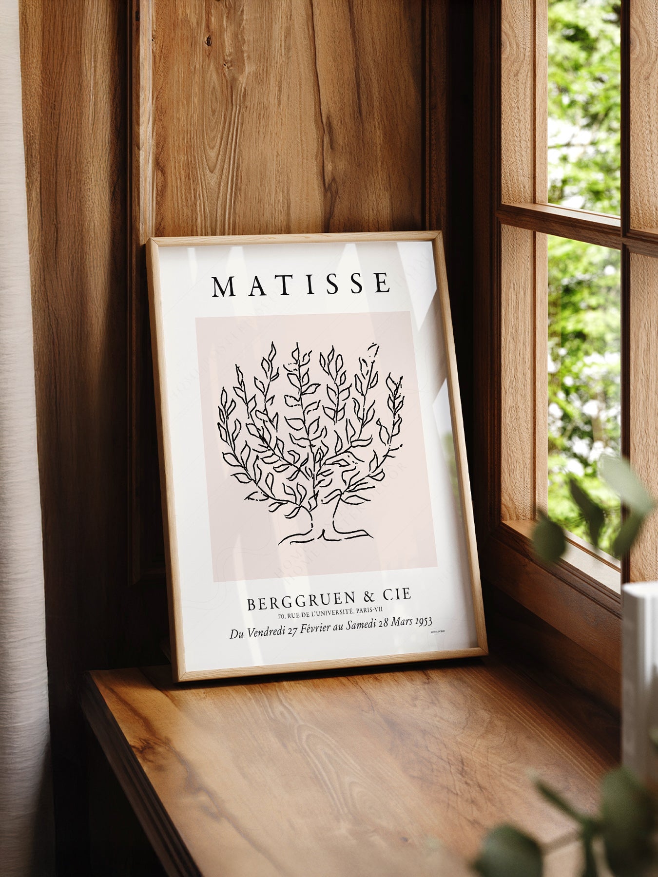 Henri Matisse, Tree drawing, Fine Art Print