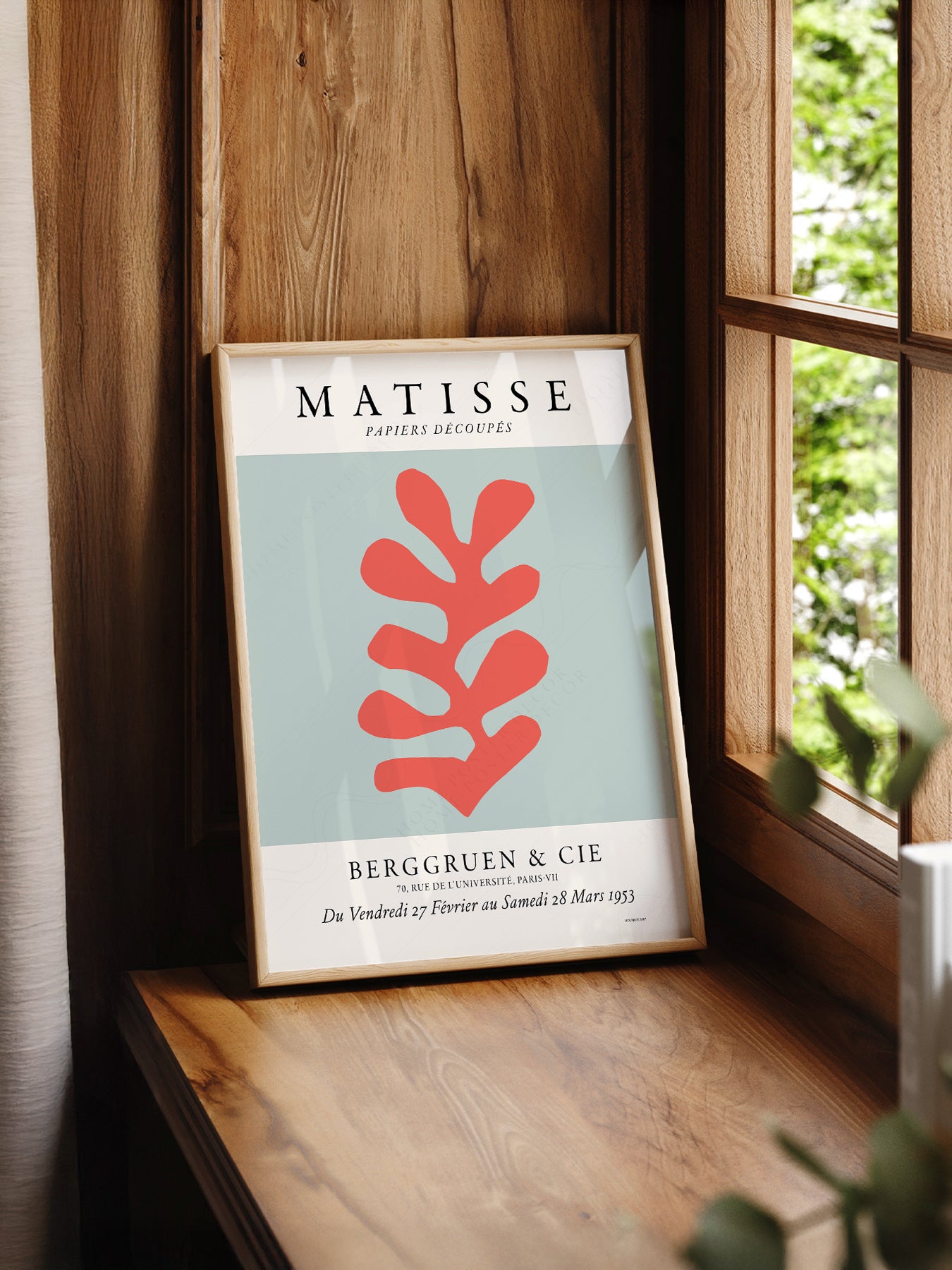 Henri Matisse Papiers Découpés Exhibition Poster – Modern Cut-Out Art Print