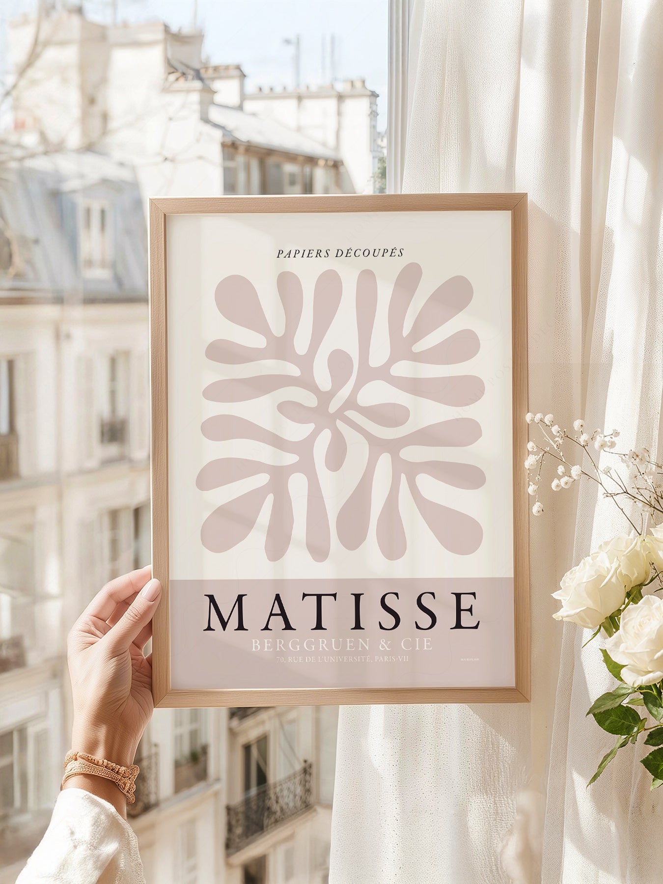 Henri Matisse Papiers Découpés Art Print – Neutral Cut-Outs Poster
