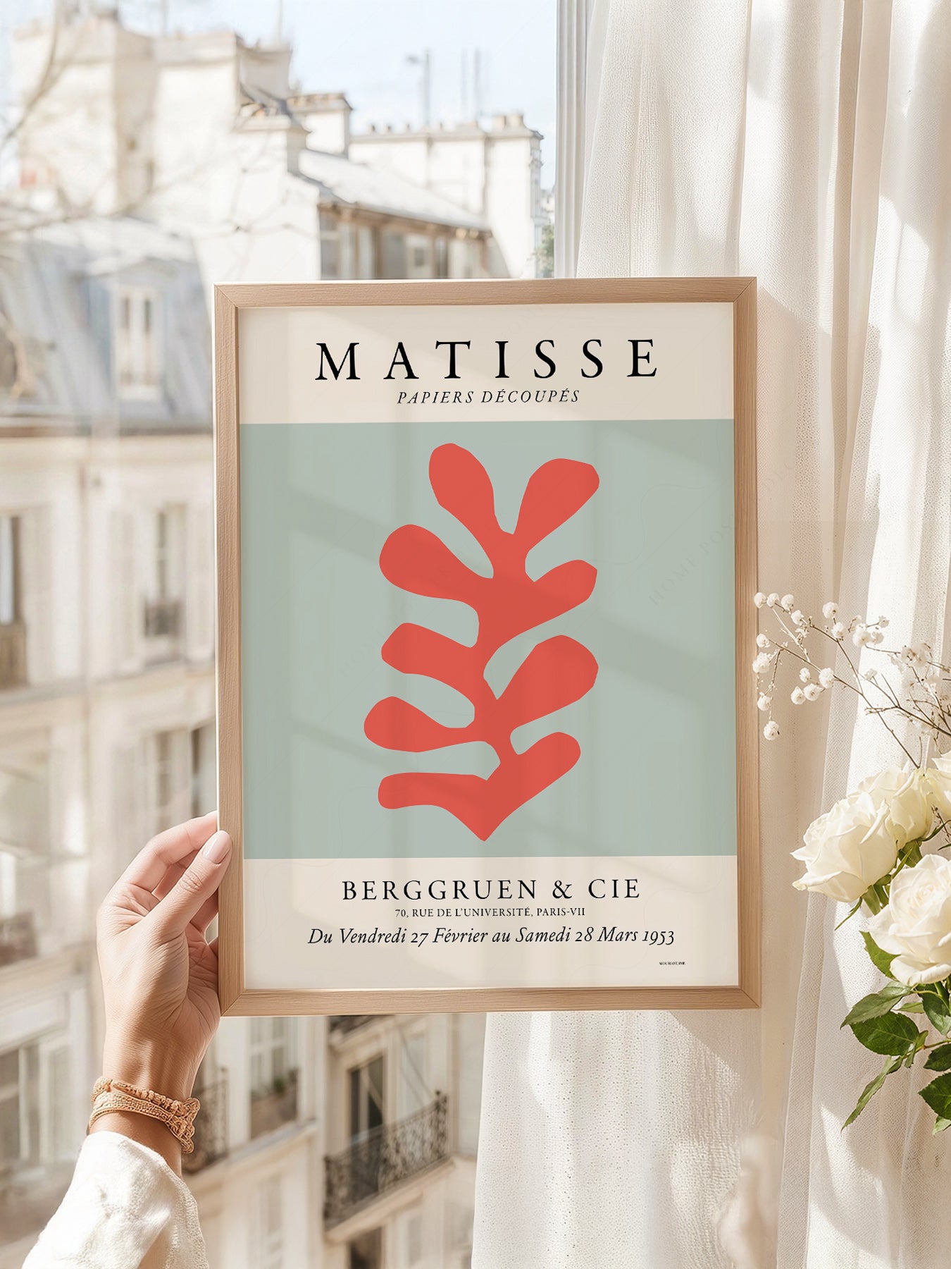 Henri Matisse Papiers Découpés Exhibition Poster – Modern Cut-Out Art Print