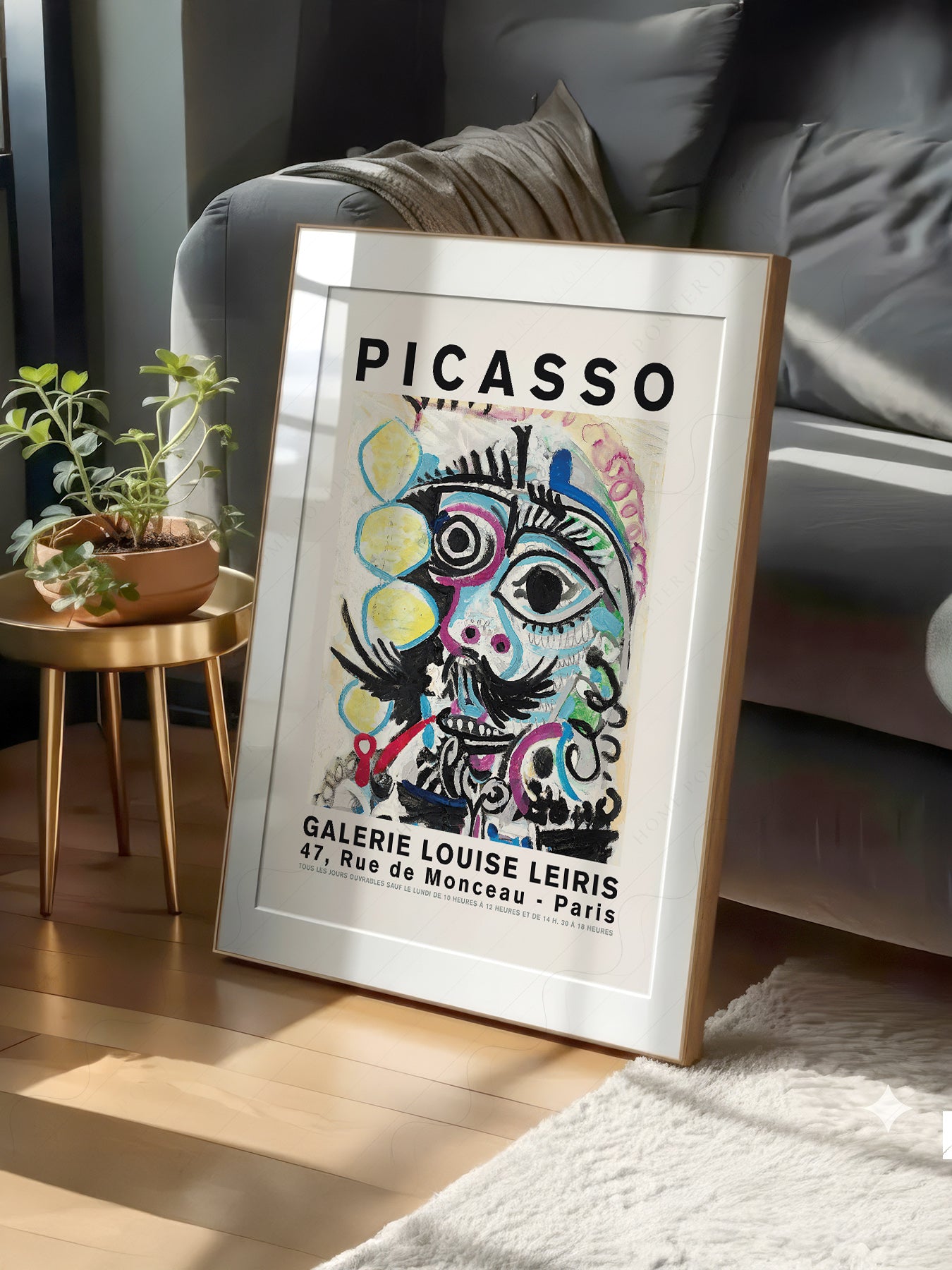 Pablo Picasso Galerie Louise Leiris print on 100% Cotton Matte Paper – texture detail