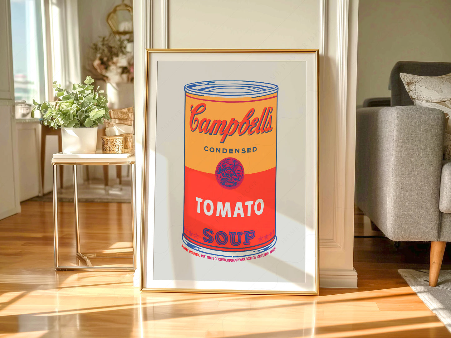 Andy Warhol, Tomato Cans, Campbell's Print