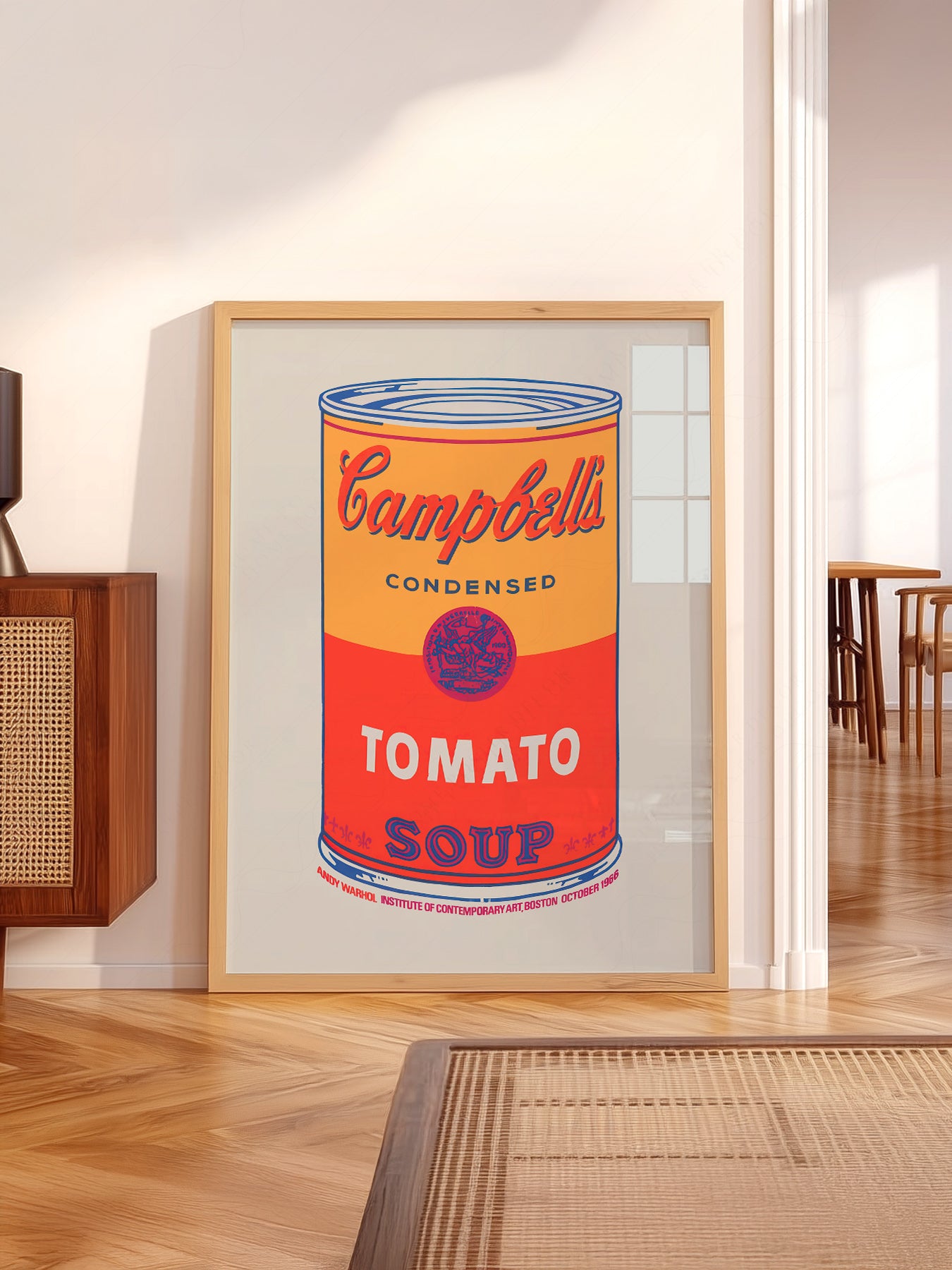 Andy Warhol Campbell's Soup Print – Pop Art Poster | Home Poster Decor