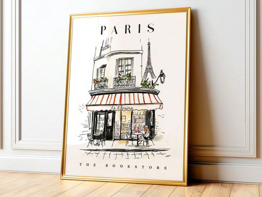 City Bookstore Art - Paris