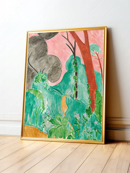 Henri Matisse, Periwinkles, Moroccan Garden, Fine Art Print