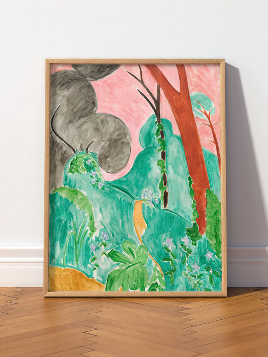 Henri Matisse, Periwinkles, Moroccan Garden, Fine Art Print