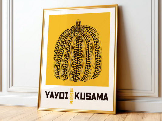 Yayoi Kusama Print, Yellow Pumpkin, Fine Art Print