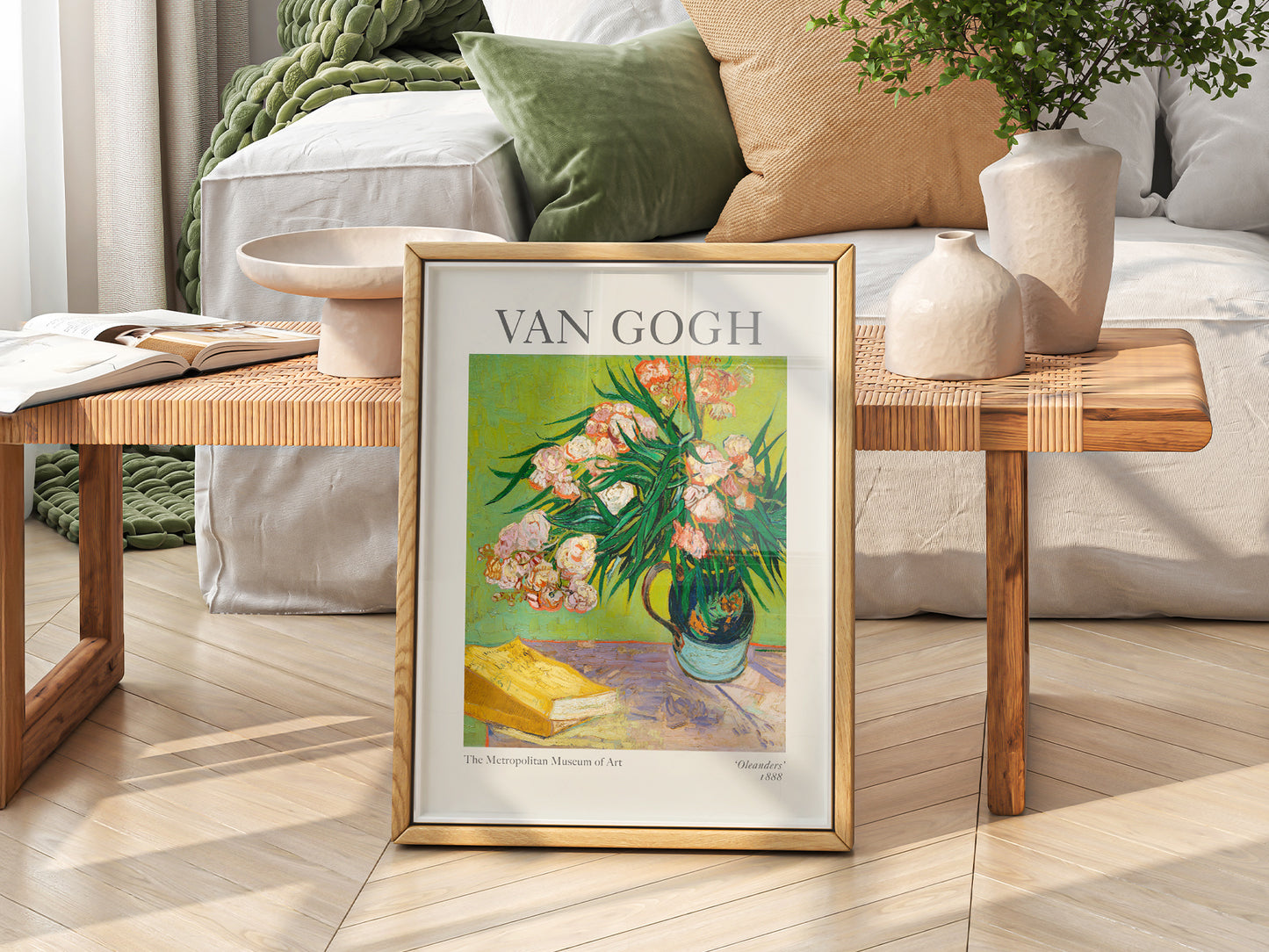 Van Gogh Poster, Oleanders Painting