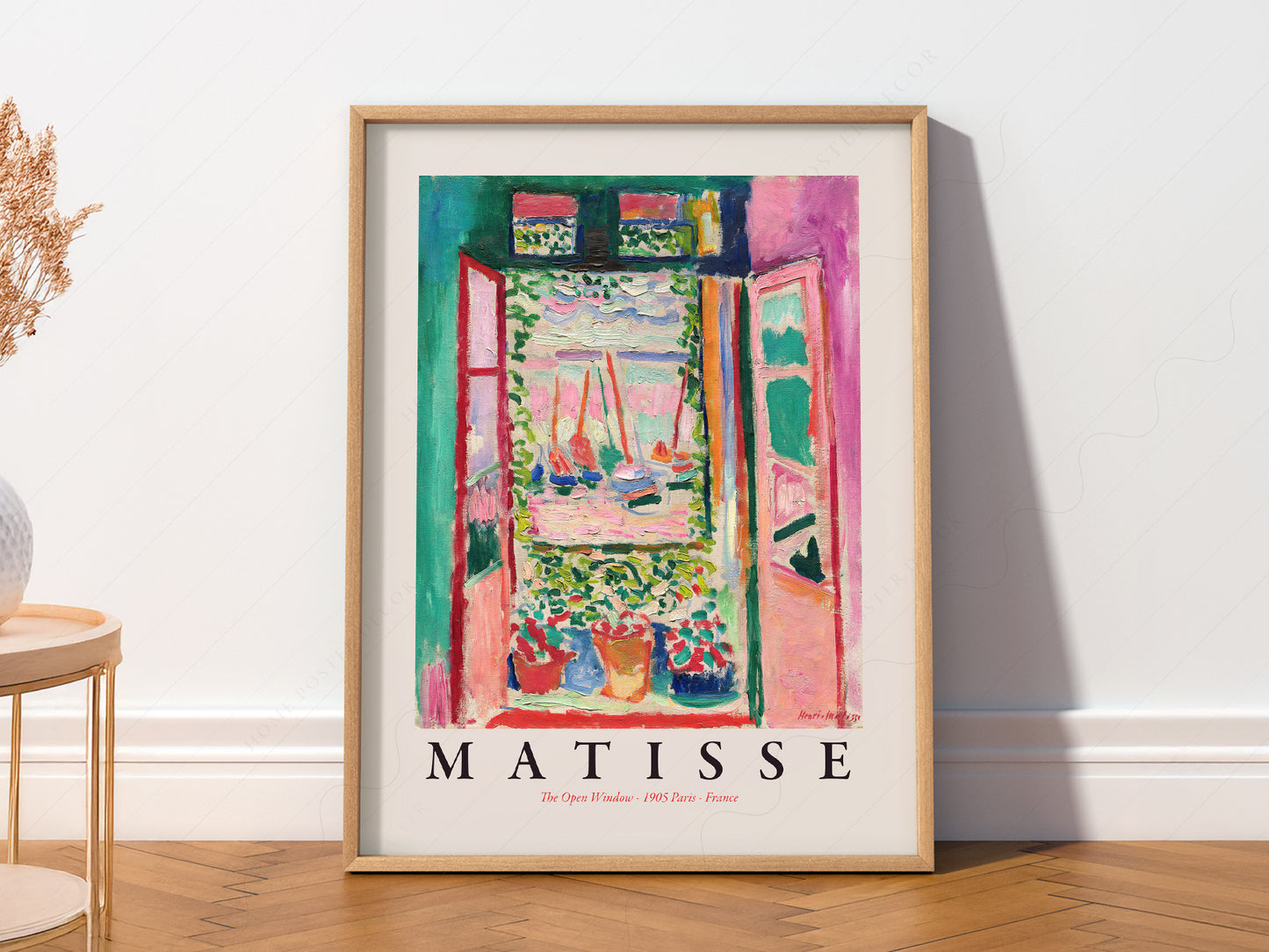 Henri Matisse, The Open Window,  La Fenêtre ouverte à Collioure, Fine Art Print