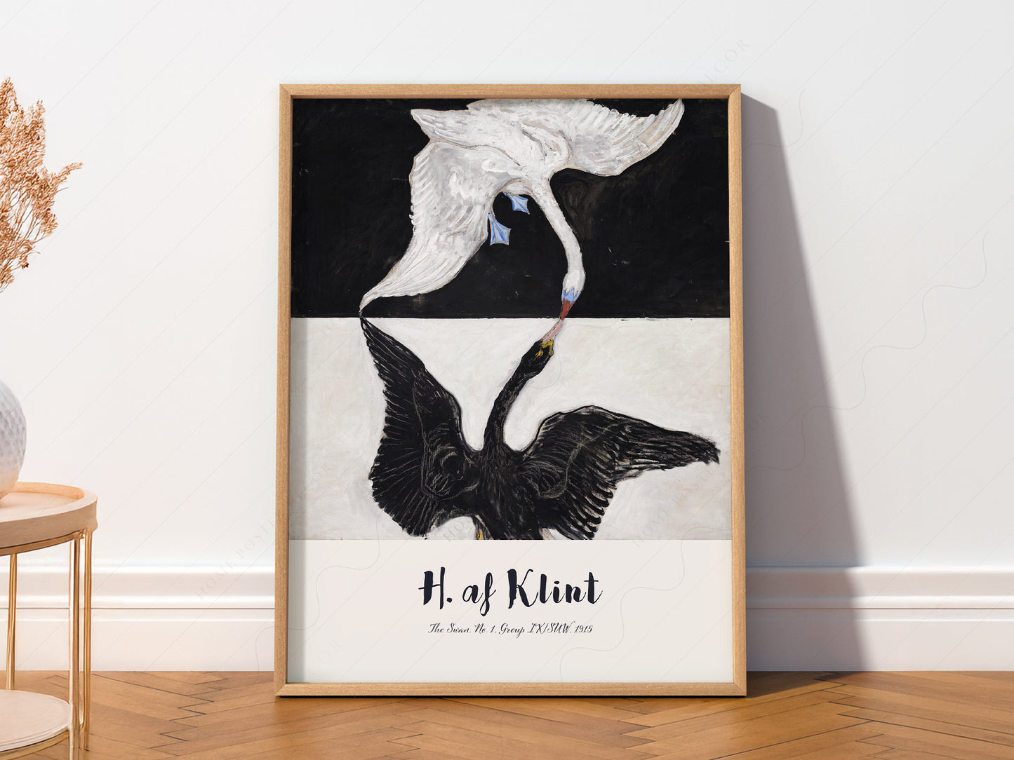 Hilma af Klint print, The Swan, Birds Wall Art
