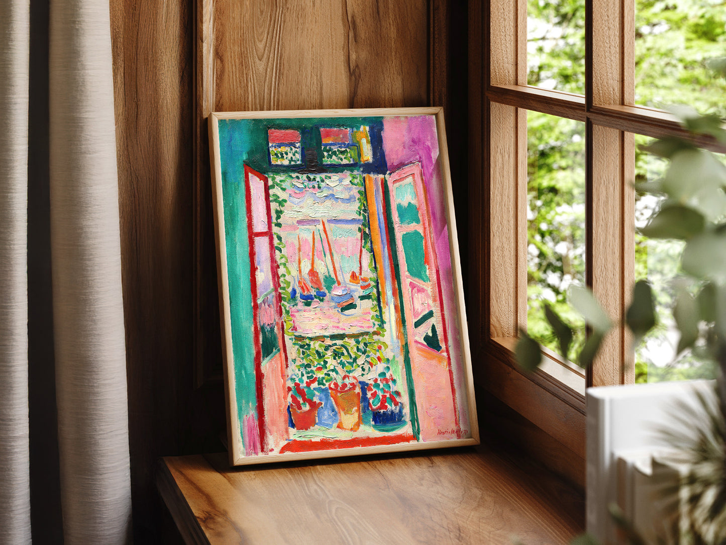 Henri Matisse, The Open Window, Colourful Wall Decor
