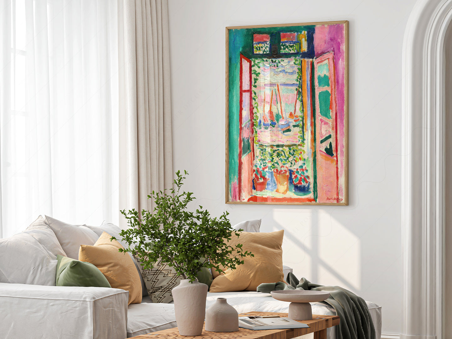 Henri Matisse, The Open Window, Colourful Wall Decor