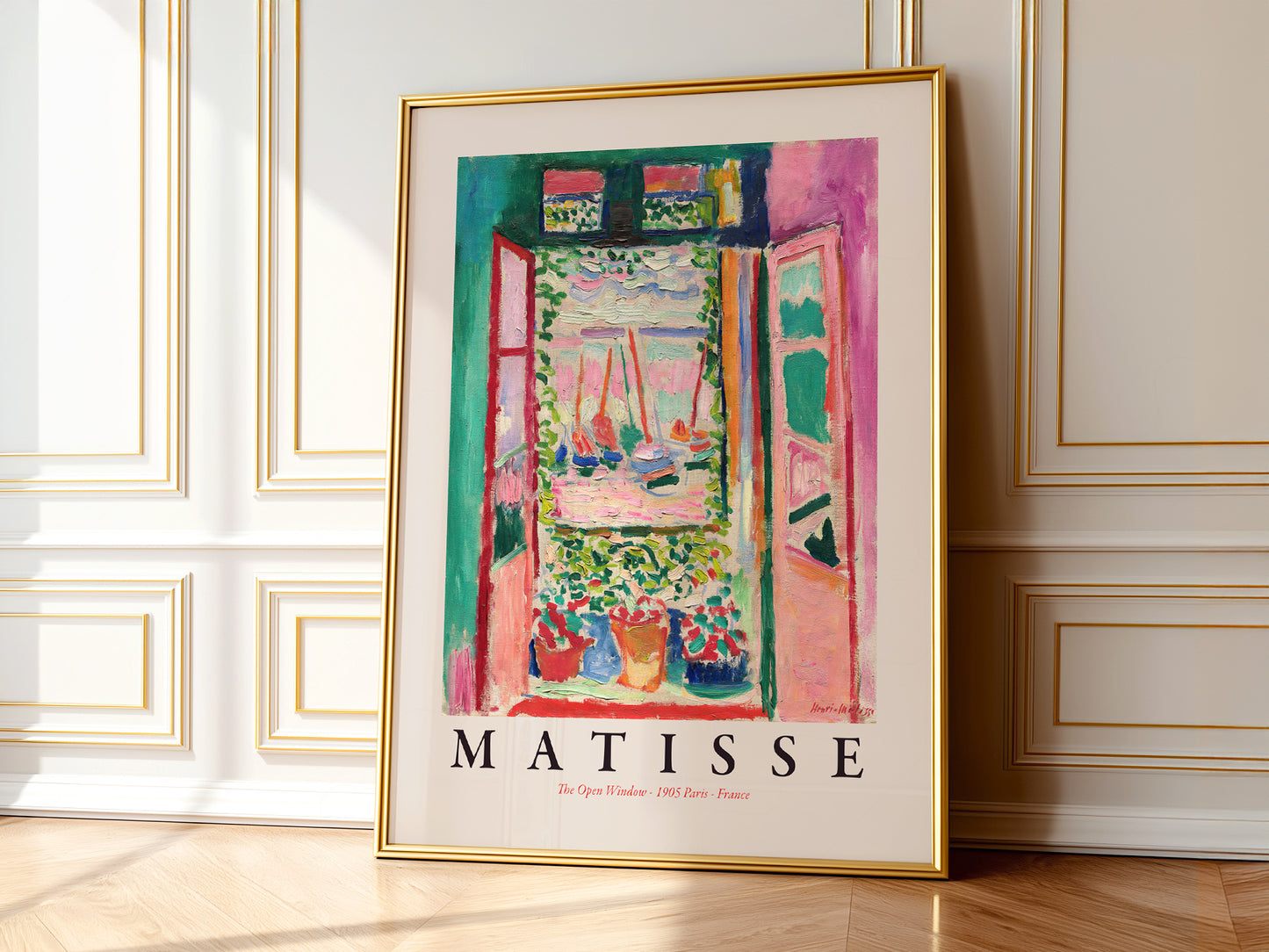 Henri Matisse, The Open Window,  La Fenêtre ouverte à Collioure, Fine Art Print