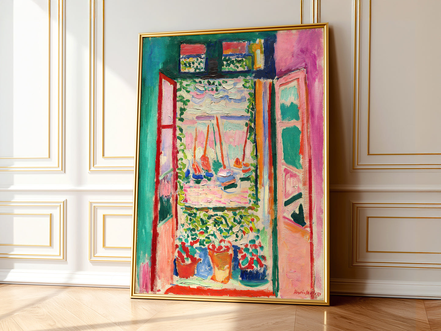 Henri Matisse, The Open Window, Colourful Wall Decor