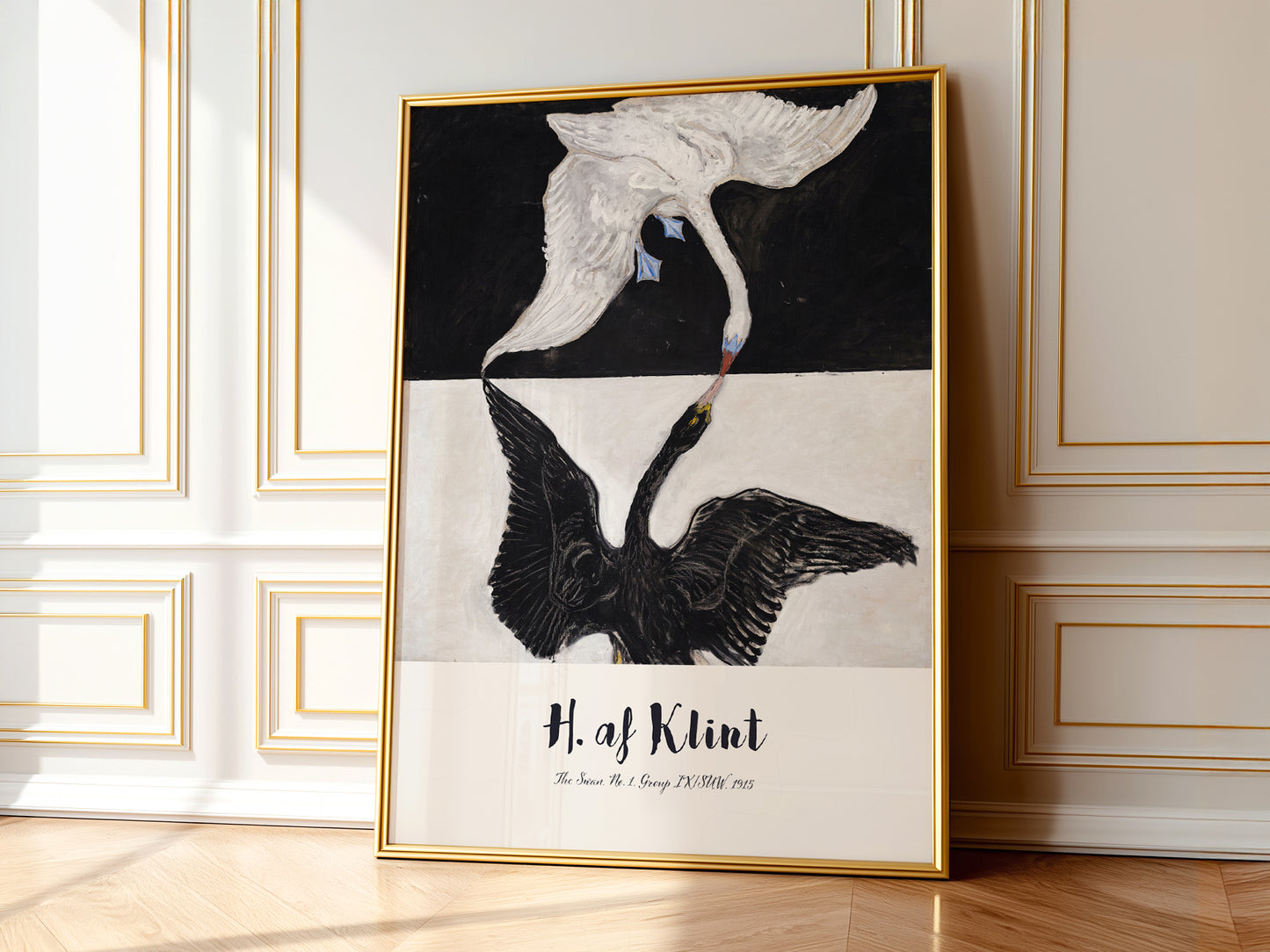 Hilma af Klint print, The Swan, Birds Wall Art