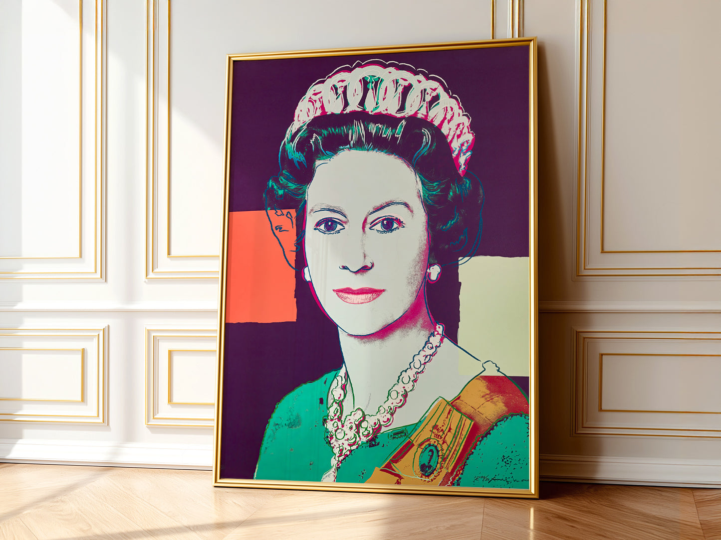 Andy Warhol Poster, Queen Elizabeth II, Fine Art Print