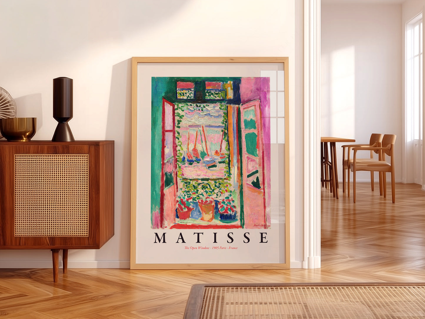 Henri Matisse, The Open Window,  La Fenêtre ouverte à Collioure, Fine Art Print