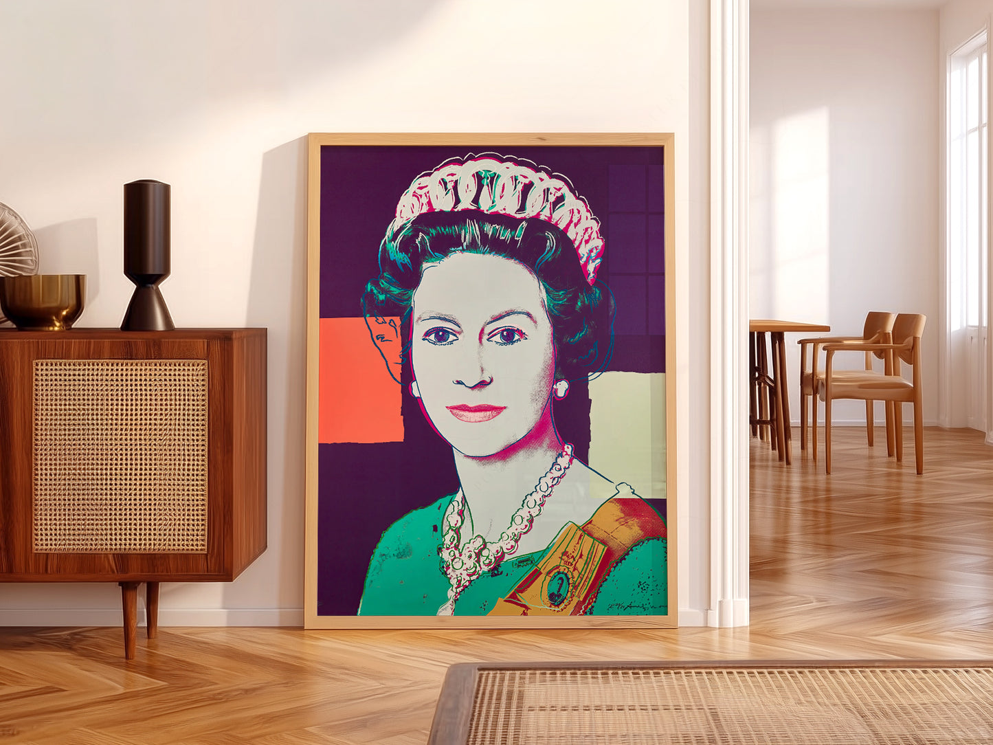 Andy Warhol Poster, Queen Elizabeth II, Fine Art Print