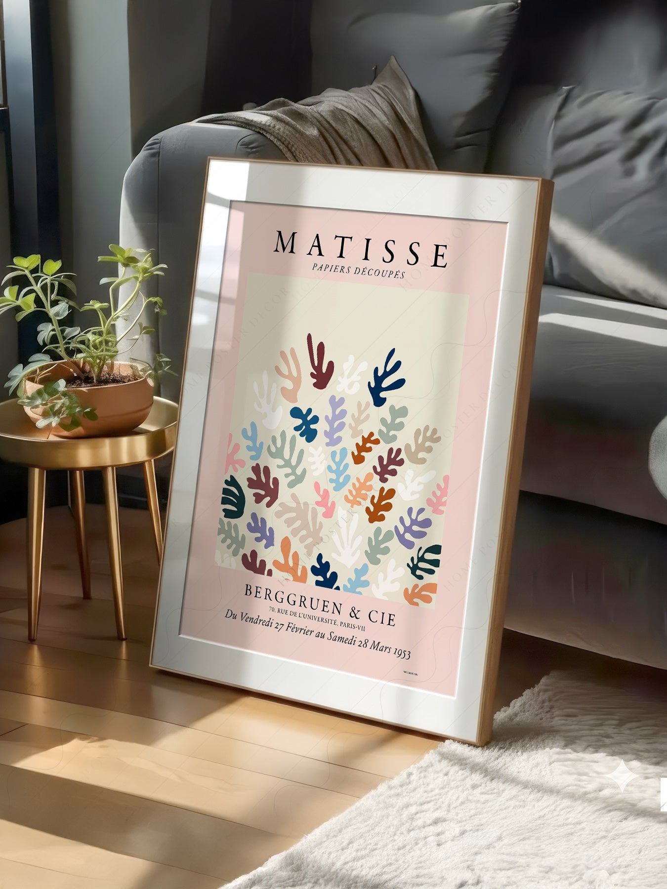 Henri Matisse, The Cut-Outs, Pink Wall Art