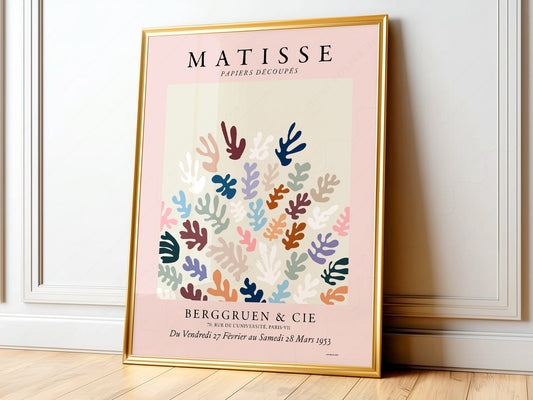 Henri Matisse, The Cut-Outs, Pink Wall Art