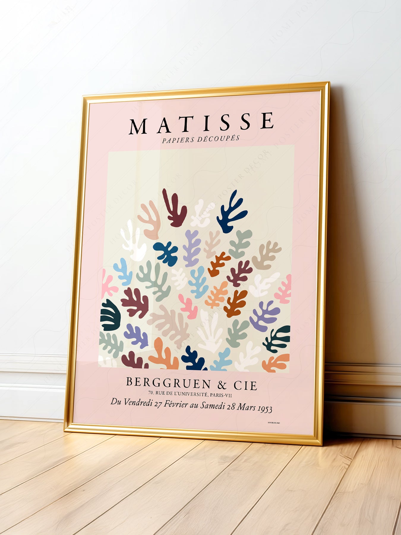 Henri Matisse, The Cut-Outs, Pink Wall Art