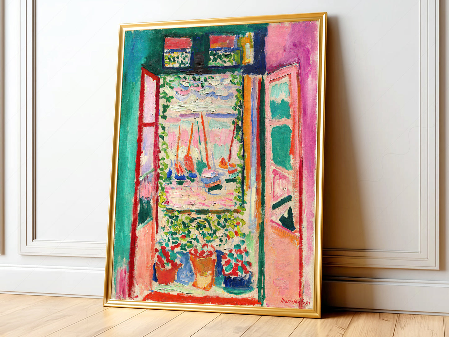 Henri Matisse, The Open Window, Colourful Wall Decor